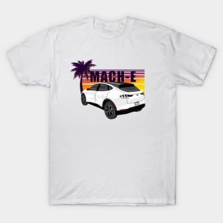 Sunset Mach-E in Star White T-Shirt